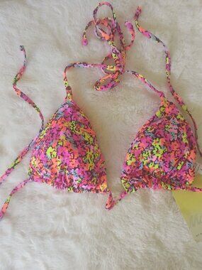 MAAJI 2-PC Bikini Hot Neon🔥Floral Colors (L) NWT